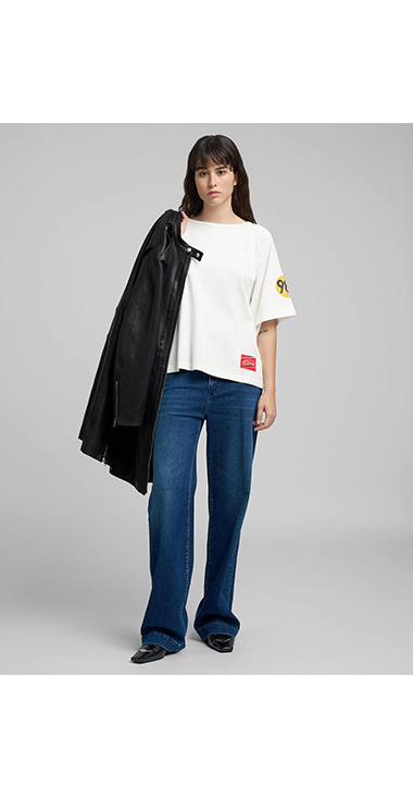 ミンミン★極美品★✨リフレクト✨一回着用　38 Reflect リラックスストレートMELJAスーパーソフトインディゴストレッチデニム